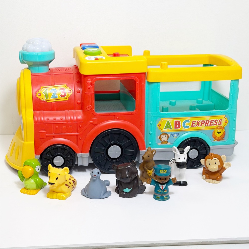 Fisher-Price Little People ABC Animal Train Figures Music Sounds